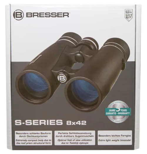 fotója Bresser S-Series 8x42 kétszemes távcső,  12