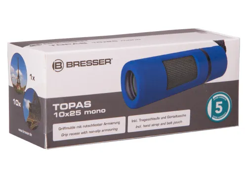 képe Bresser Topas 10x25 egyszemes távcső,  8