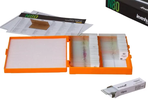 fényképe Levenhuk N80 NG „Láss mindent!” tárgylemezkészlet,  3