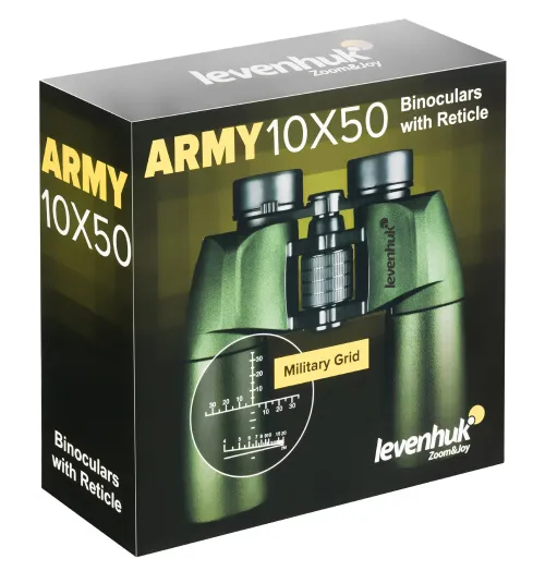 fotója Levenhuk Army 10x50 kétszemes távcső irányzékkal,  14