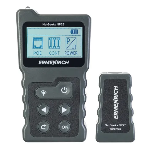 fotója Ermenrich NetGeeks NP25 PoE tesztelő,  3