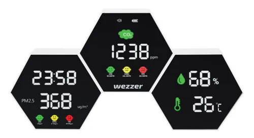 képe Levenhuk Wezzer Air PRO DM50 levegőminőség-érzékelő,  4