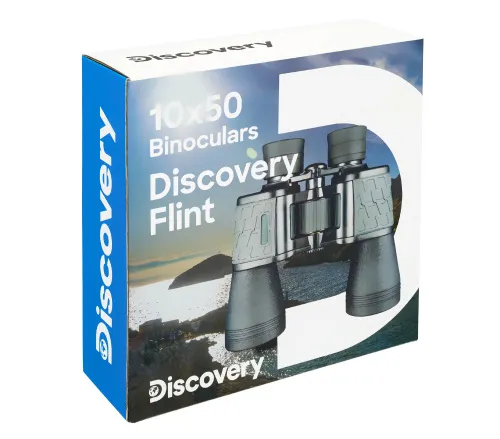 fényképe Levenhuk Discovery Flint 10x50 kétszemes távcső,  13